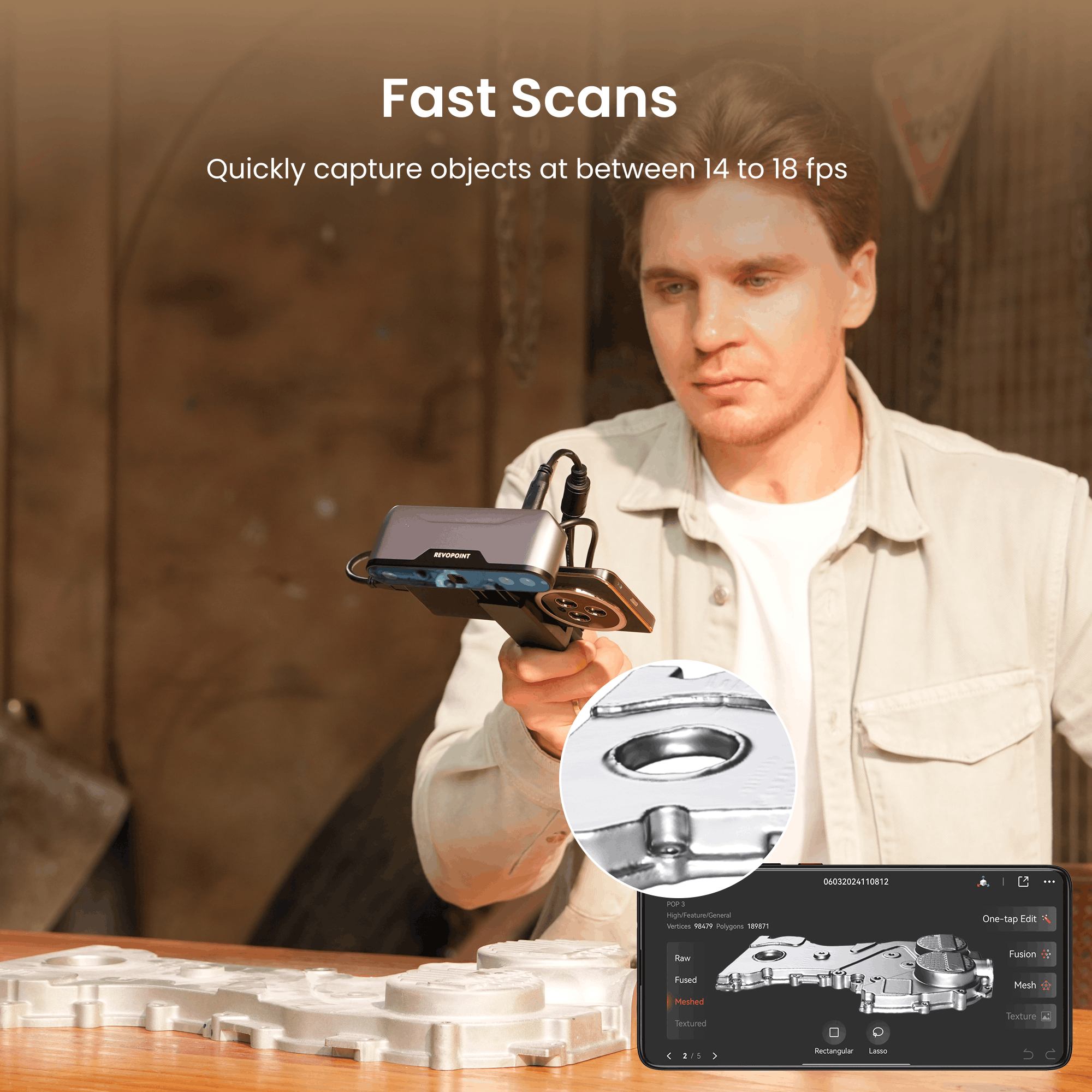 [Revopoint] INSPIRE: Affordable and Easy-to-Use 3D Scanner for 3D Printing