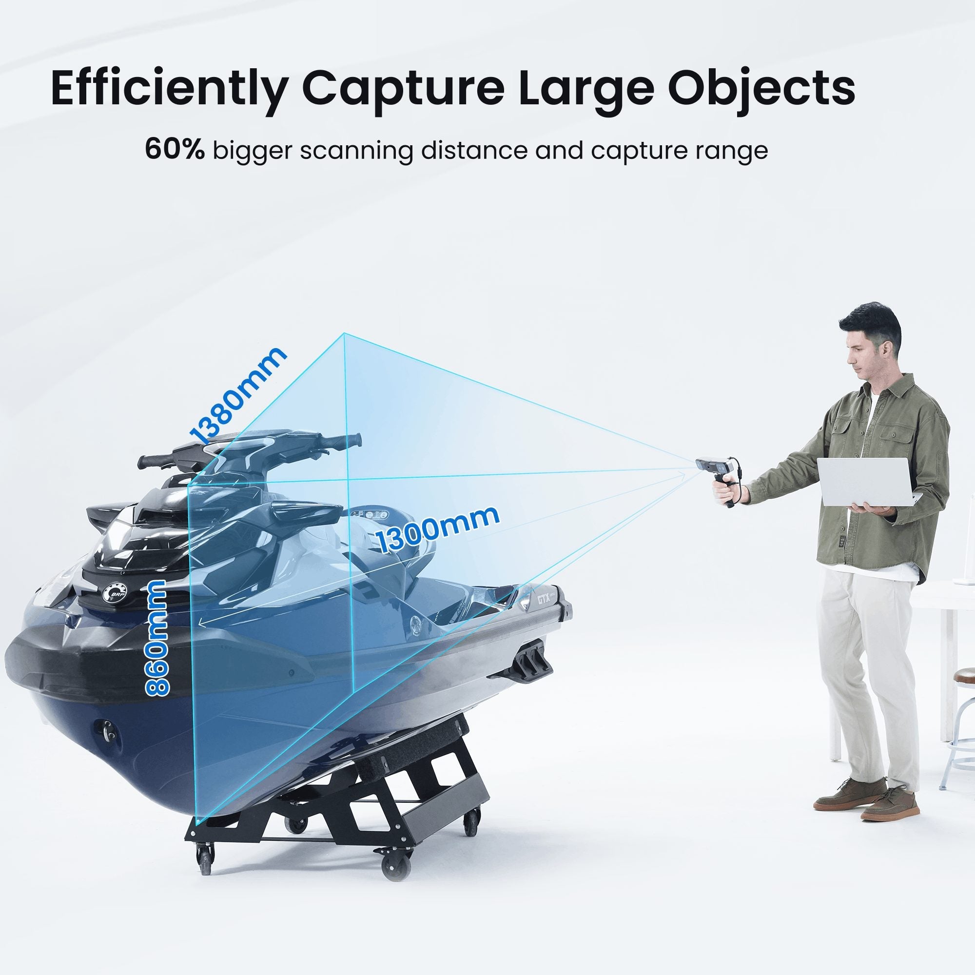 [Revopoint] RANGE 2 3D Scanner: High-Speed and Powerful Large Object 3D Scanning (6975577880284)