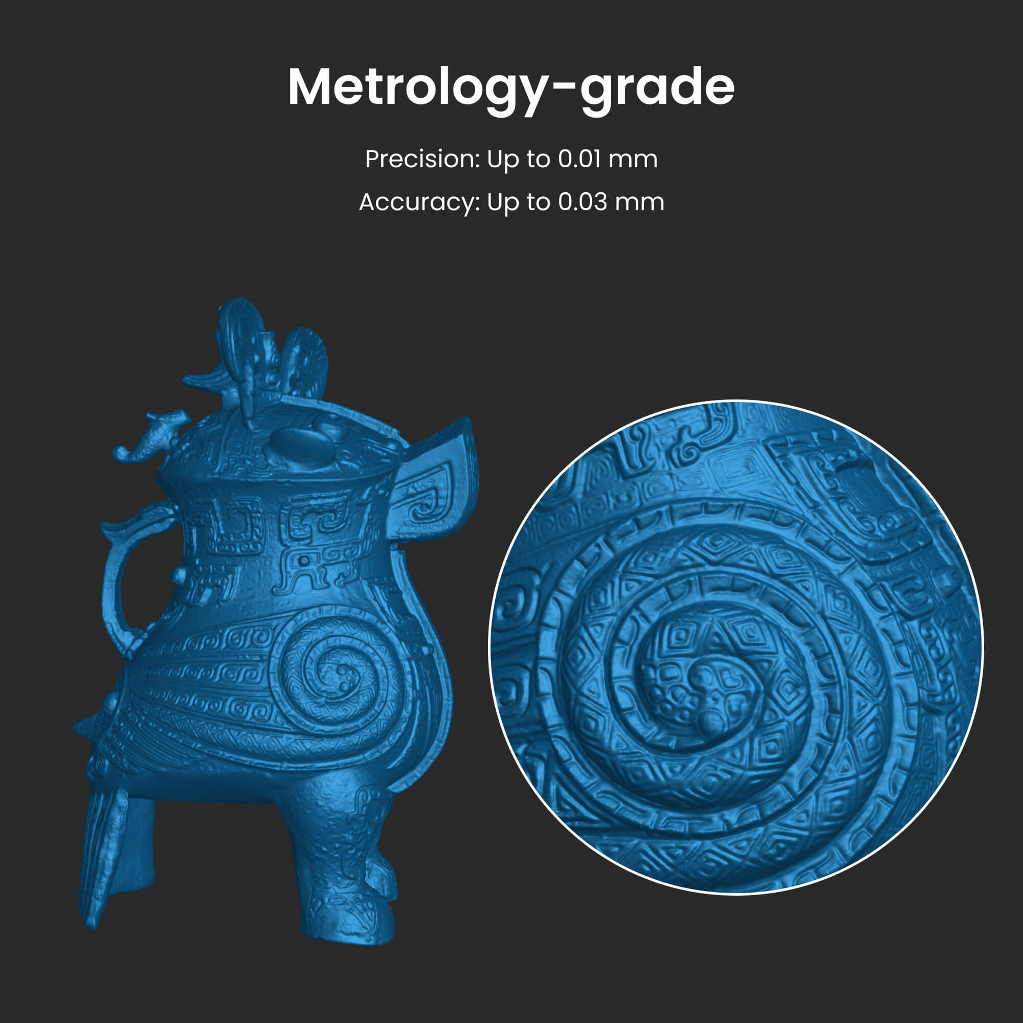 [Revopoint] MetroX: Blue Laser Line and Full-Field Structured Light 3D Scanner