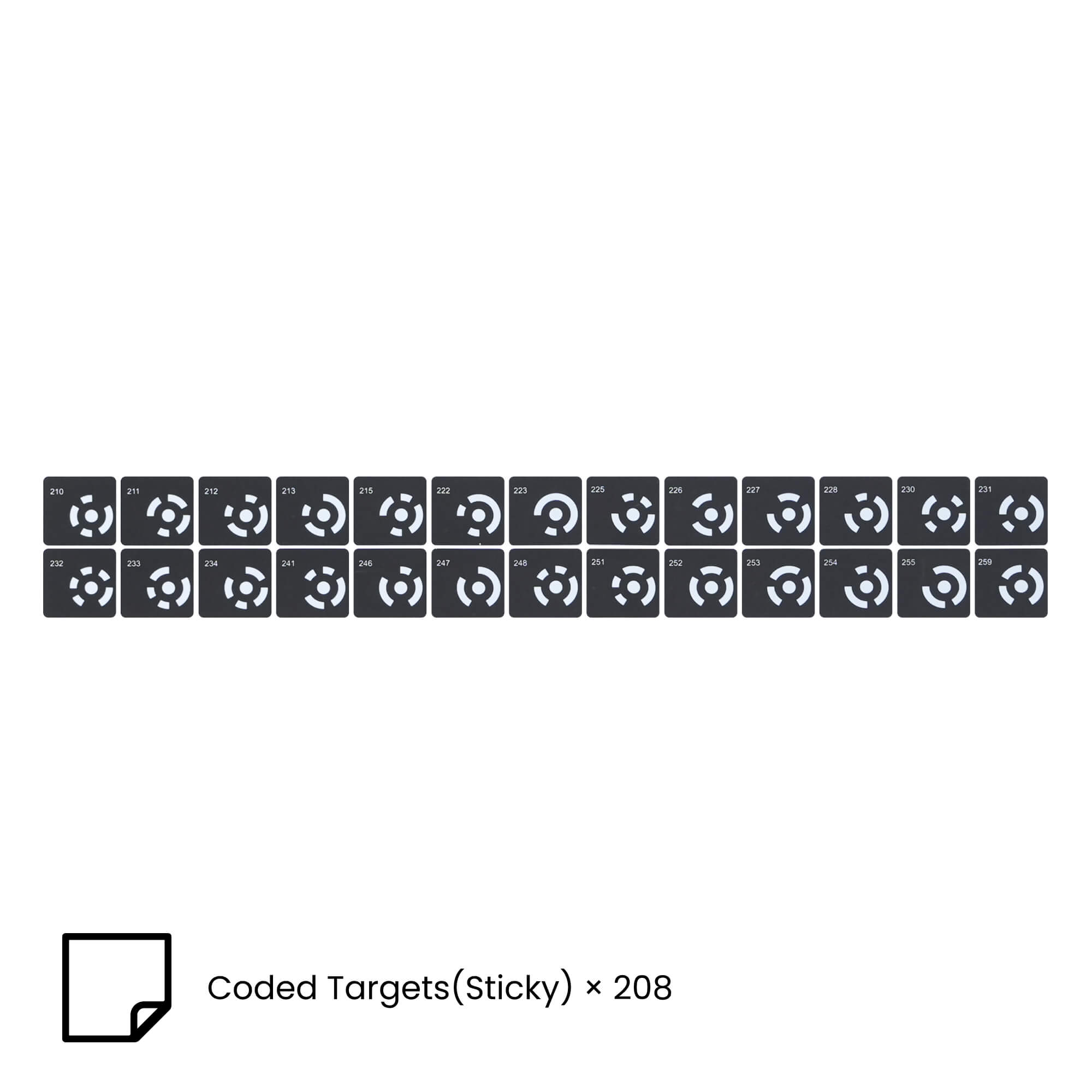 [Revopoint] Coded Targets (Sticky）